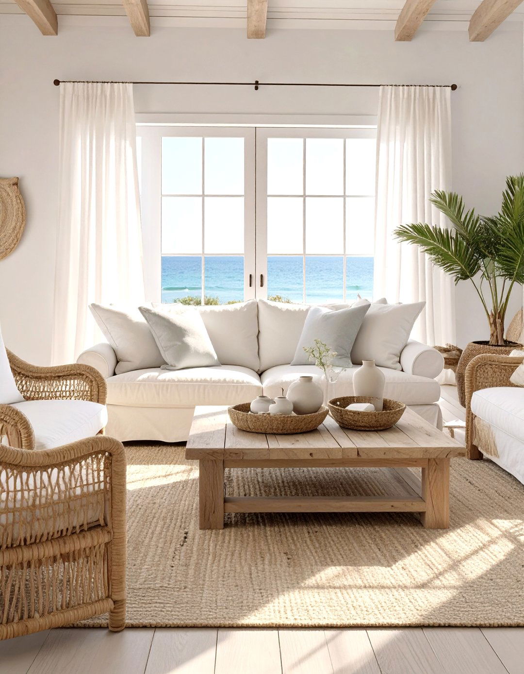 The Coastal Calm Living Room - 30 how to design a living room ideas