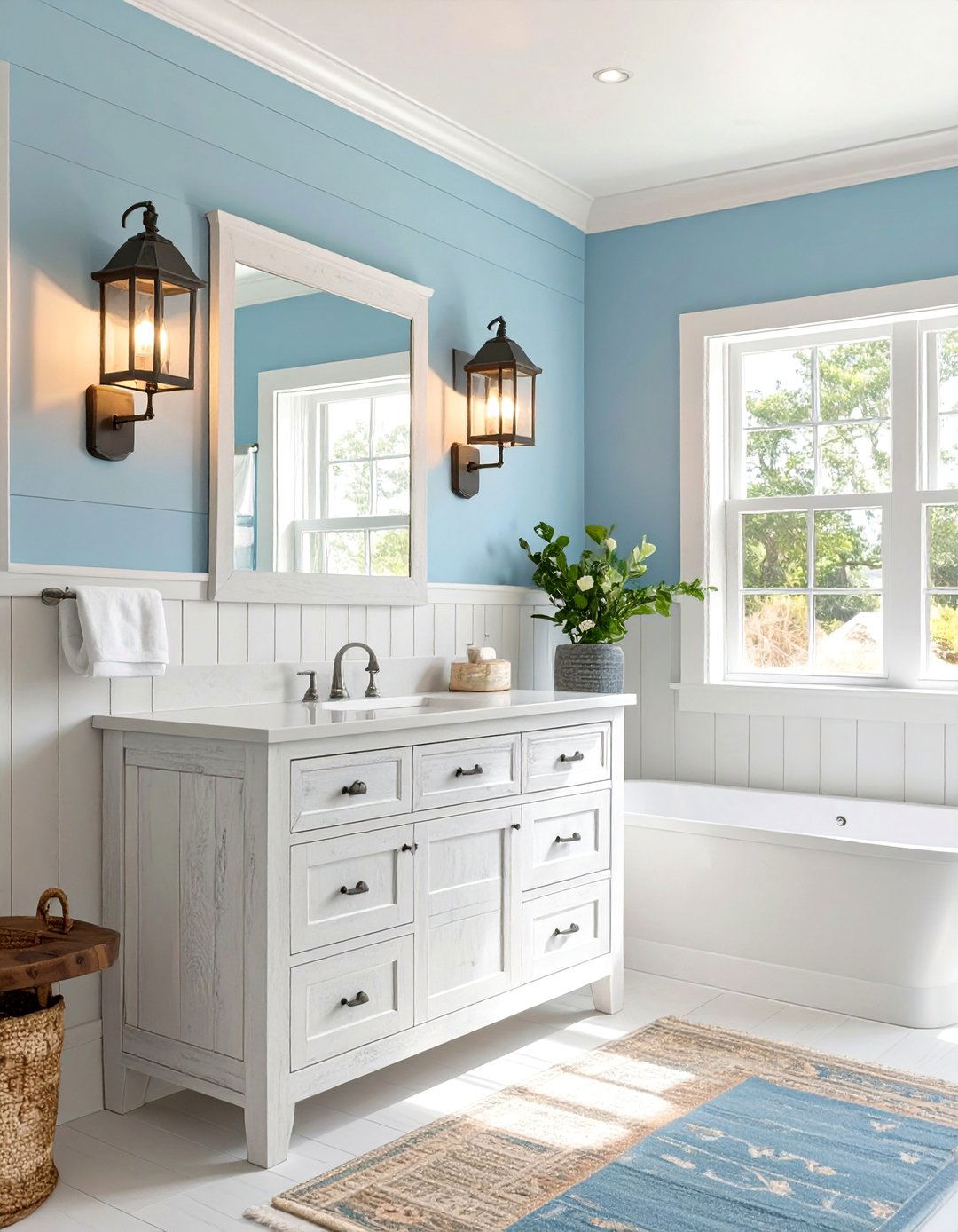The Coastal Chic Bathroom - 30 bathroom decoration ideas