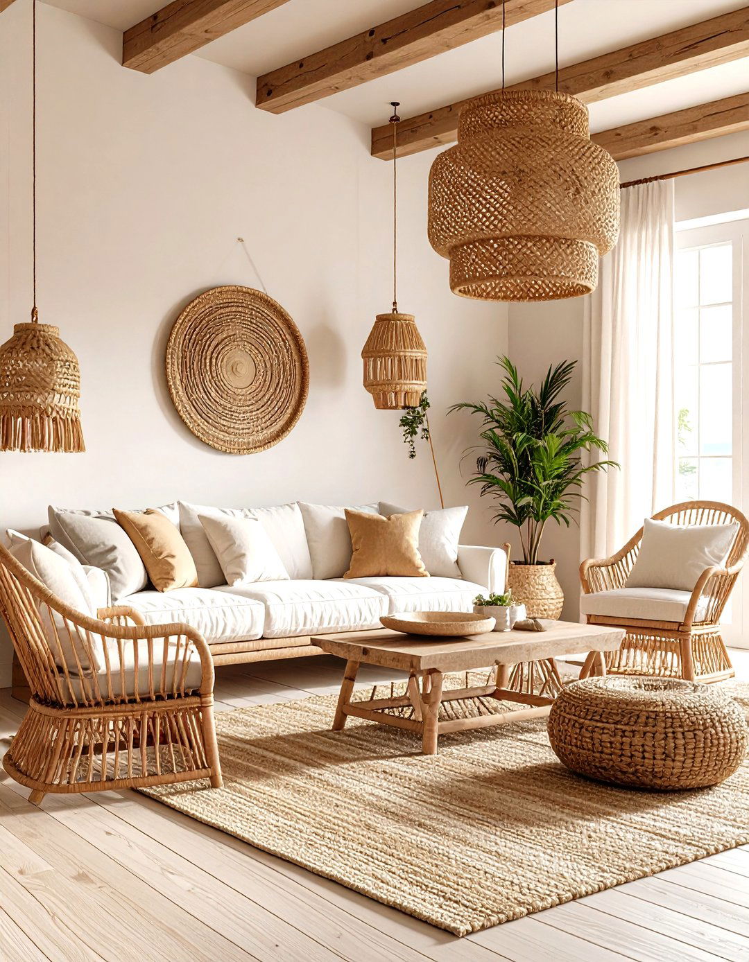 The Coastal Country Farmhouse Living Room - 30 farmhouse country living room ideas