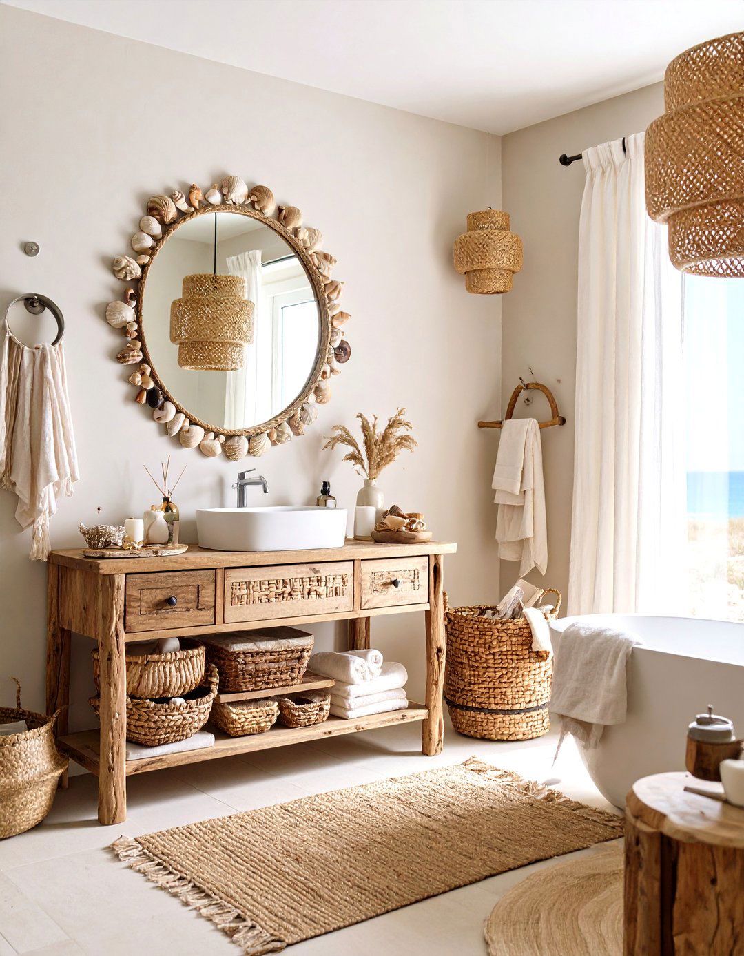 The Coastal Driftwood Bathroom - 30 earthy bathroom ideas