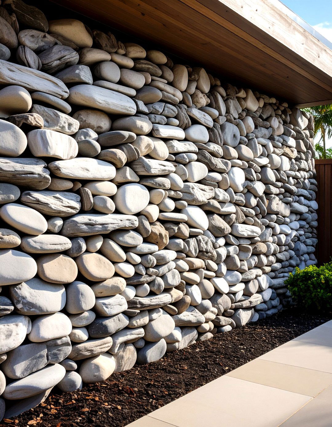 The Coastal Driftwood Garden Wall - 30 garden wall ideas
