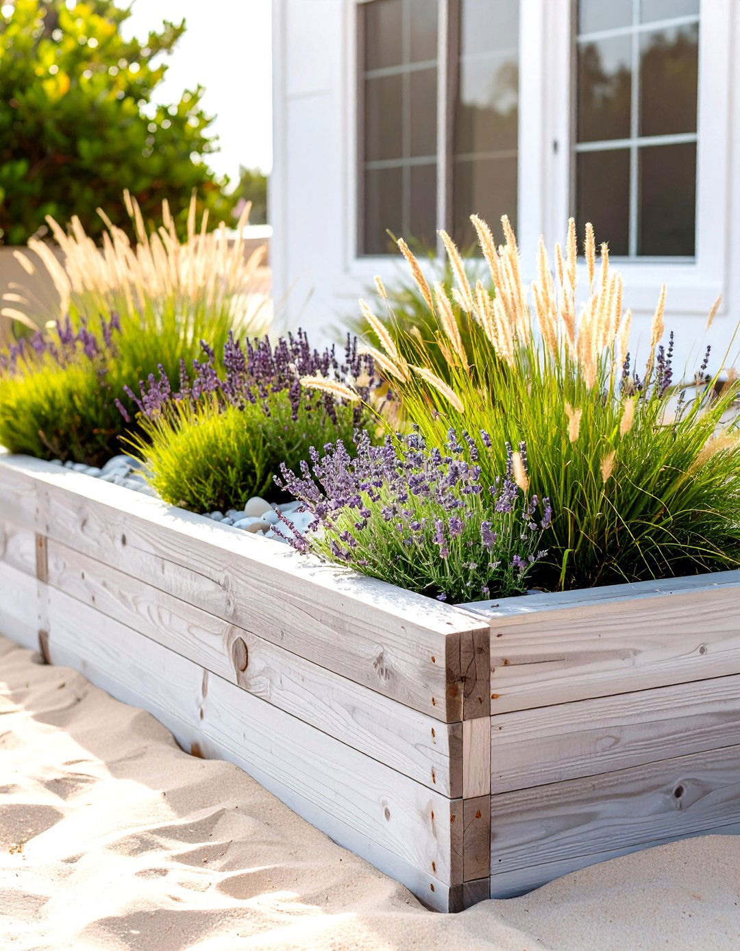 The Coastal Driftwood Raised Garden - 30 ai raised garden design ideas