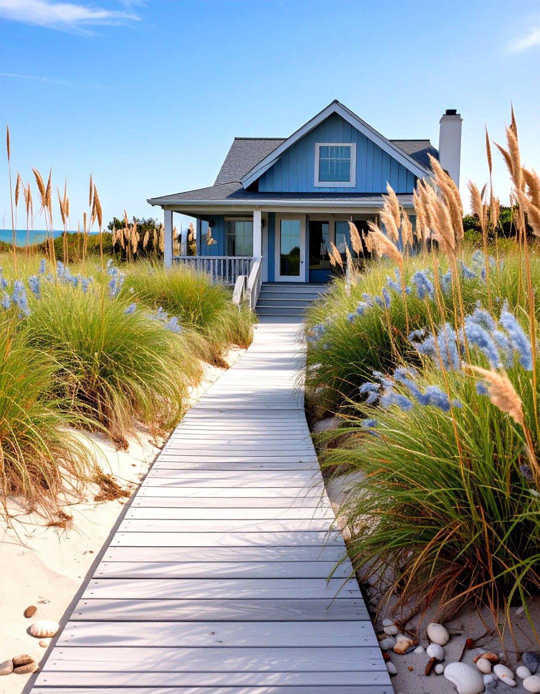 The Coastal Dune Escape - 30 front of house landscaping ideas