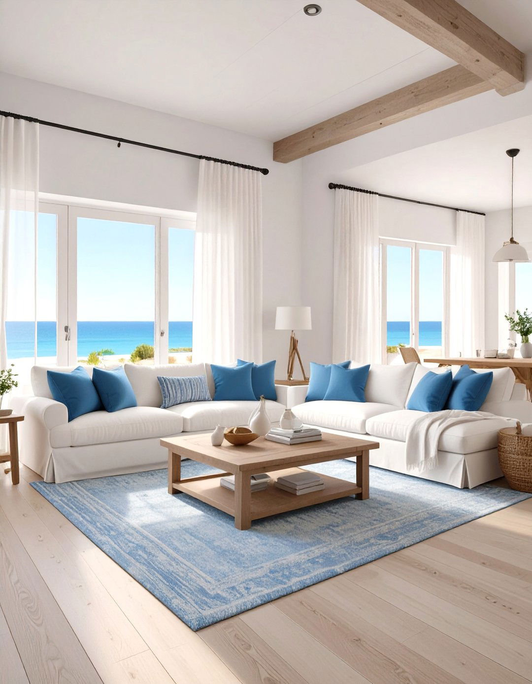 The Coastal Elite Living Room - 30 luxury living room ideas