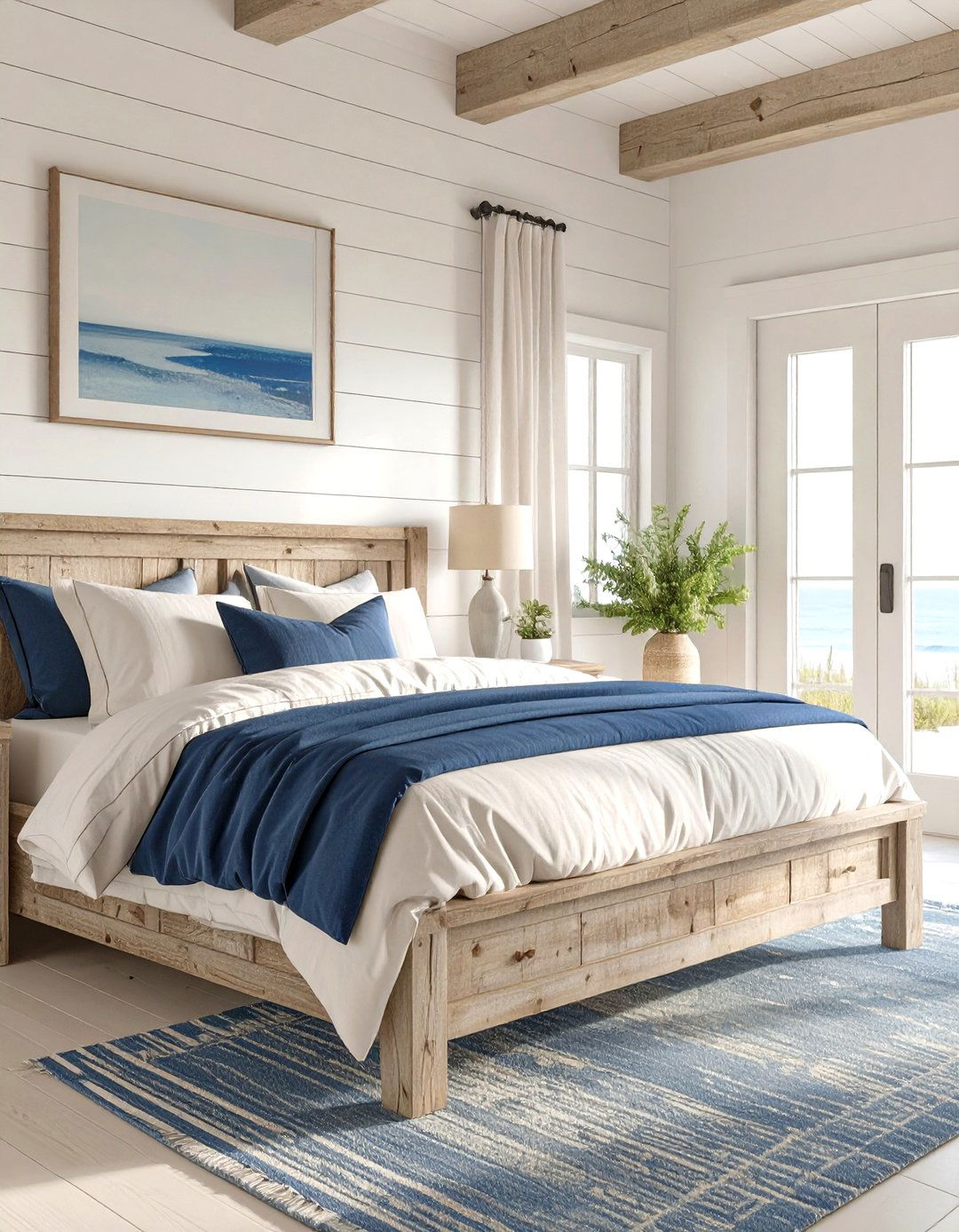 The Coastal Farmhouse Bedroom - 30 interior design rendering software ideas