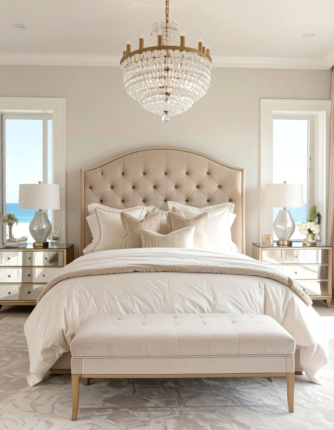 The Coastal Glamour Retreat - 30 beach house design ideas