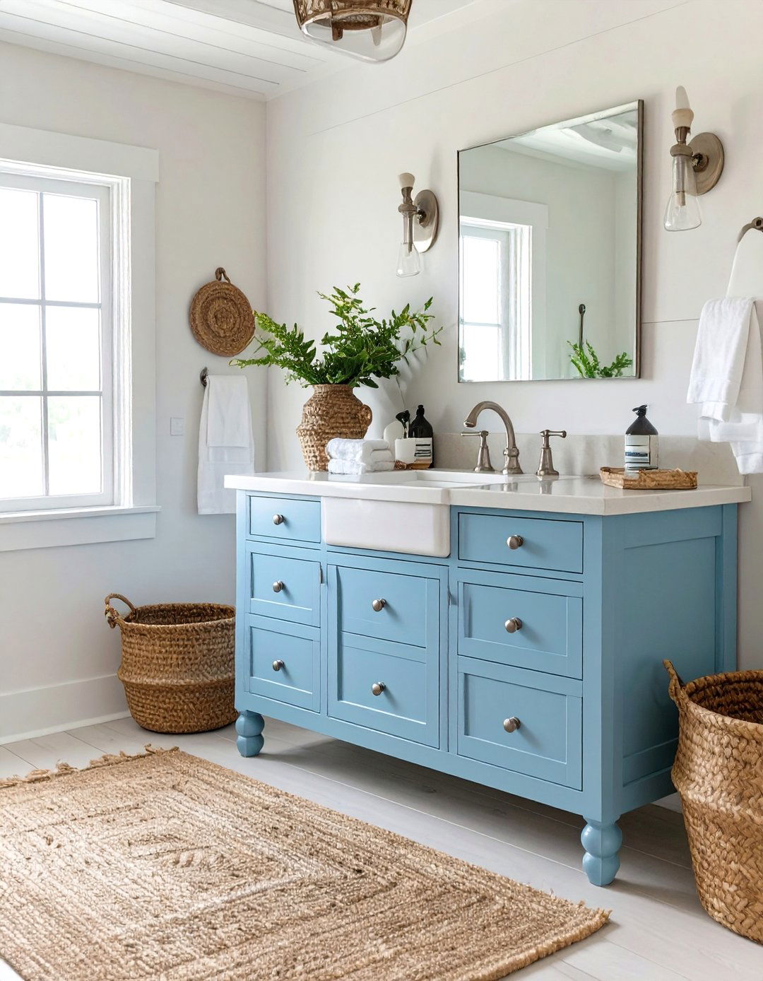 The Coastal Grandmother Bathroom - 30 bathroom color ideas 2025