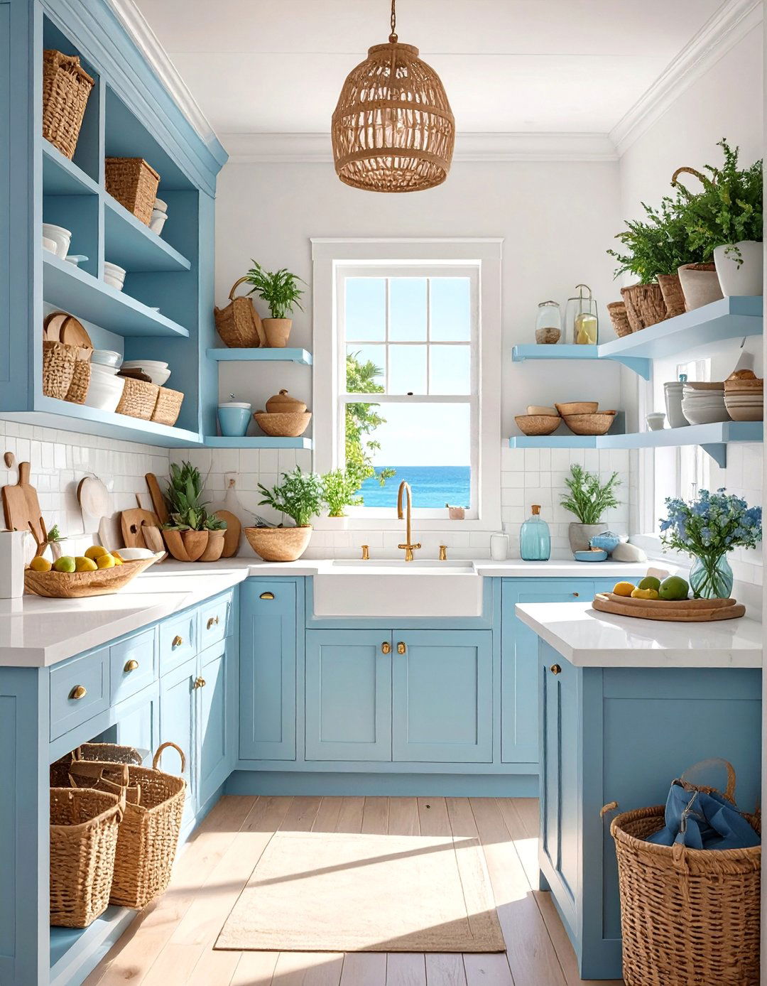 The Coastal Inspired Butler Pantry - 30 butler pantry ideas