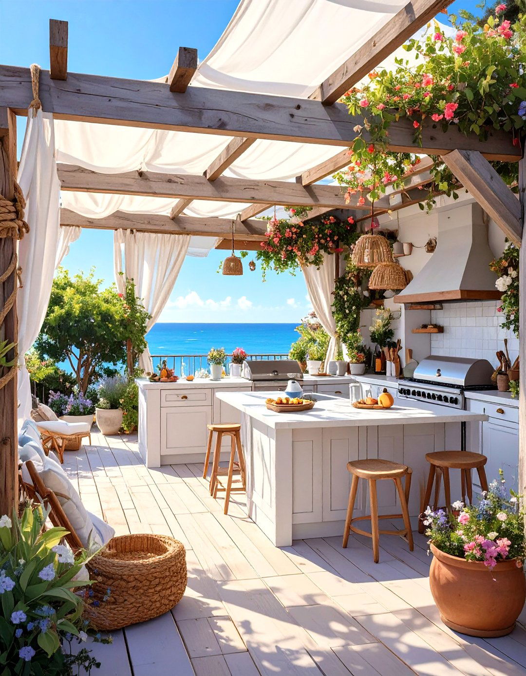 30 Inexpensive Covered Outdoor Kitchen Ideas for Patios - We Love Home Blog