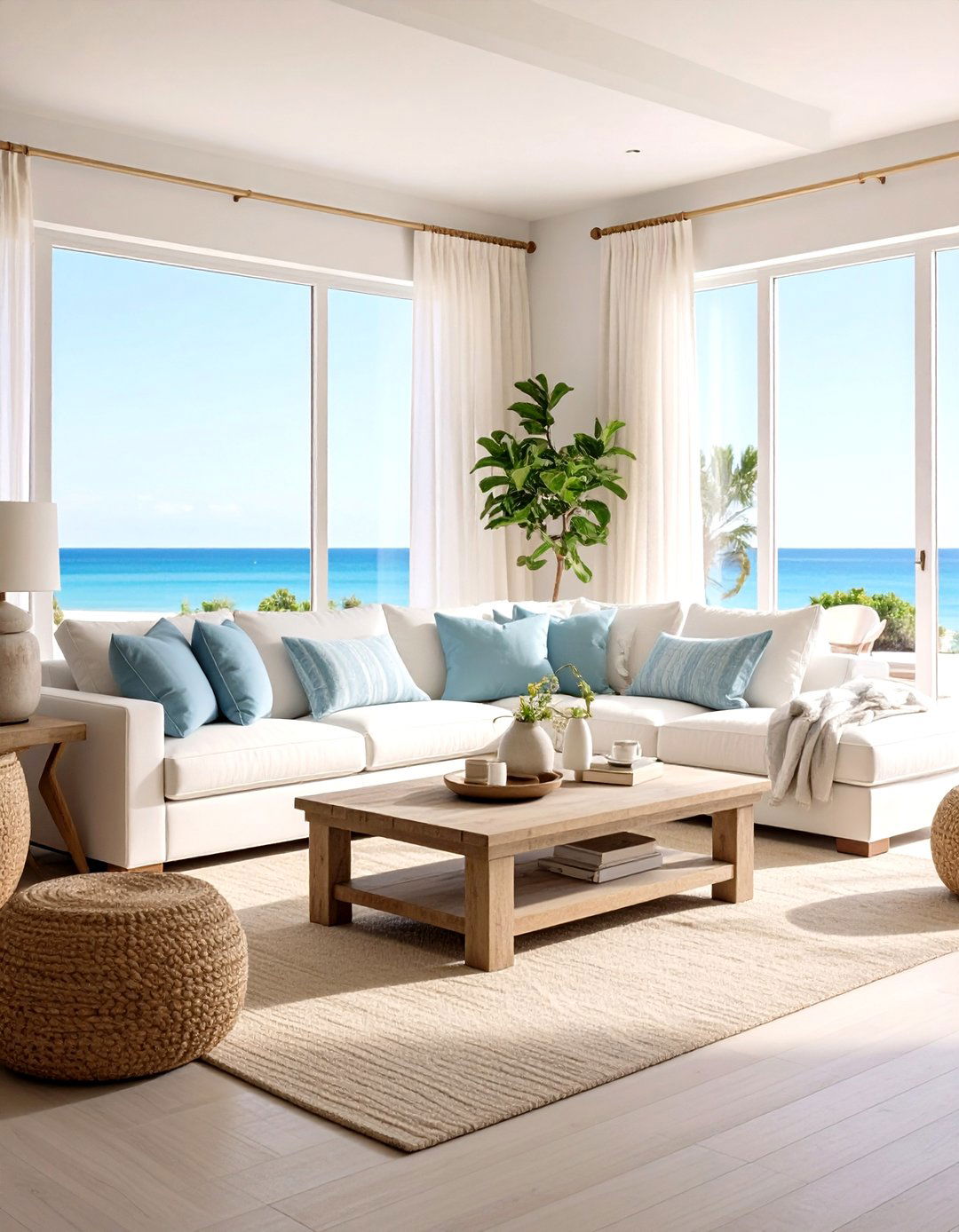 The Coastal Inspired Family Room Haven - 30 family room decorating ideas