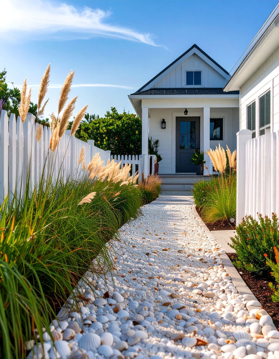 The Coastal Inspired Front Yard - 30 curb appeal front yard landscaping ideas
