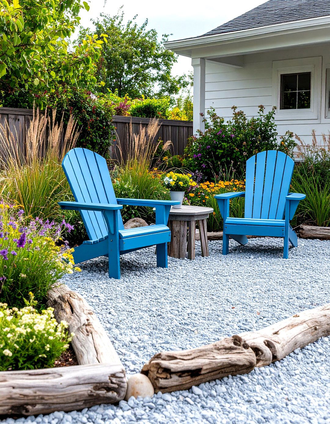 The Coastal Inspired Gravel Patio - 30 gravel patio ideas