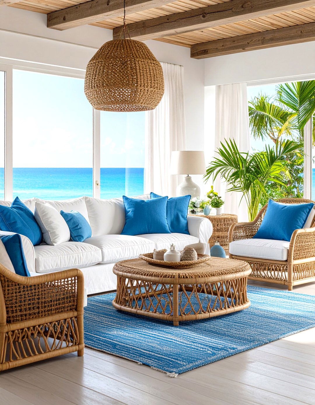 The Coastal Inspired Living Room Retreat - 30 living room seating ideas