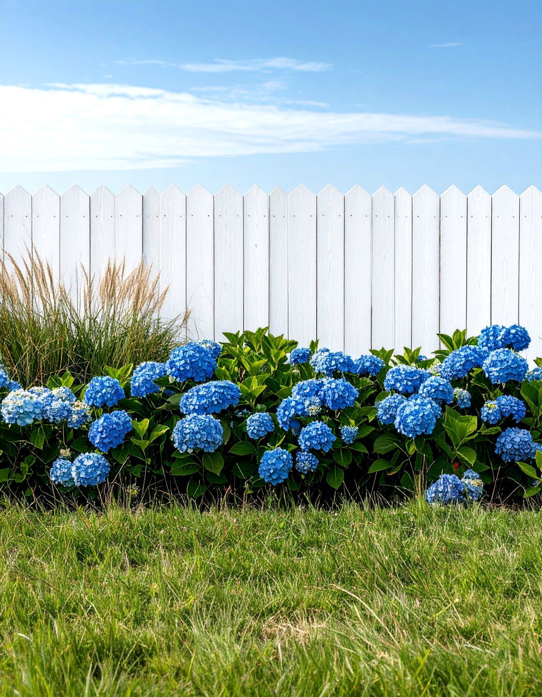 The Coastal Inspired White Wood Garden Wall - 30 garden retaining wall ideas