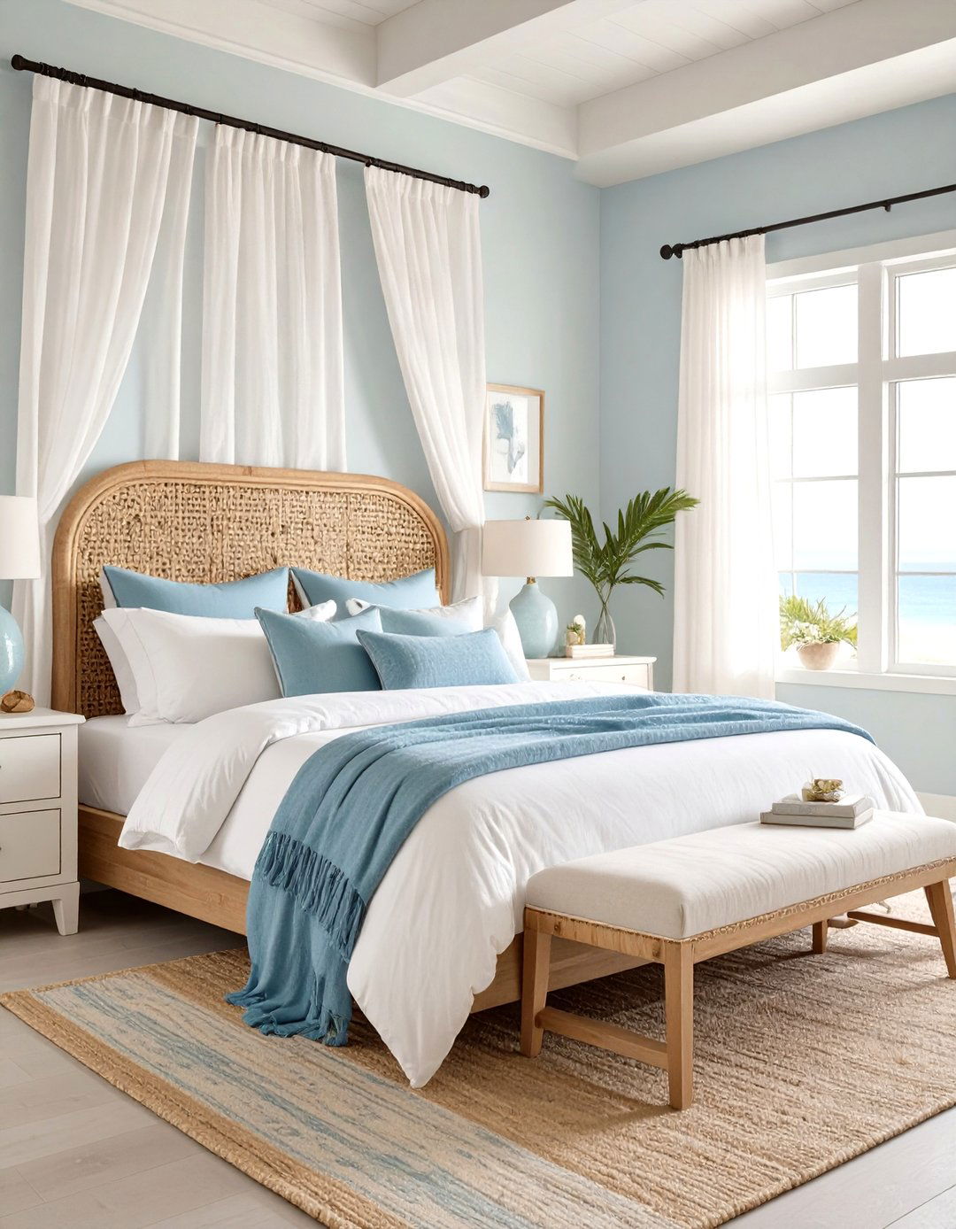 The Coastal Modern Bedroom Escape - 30 luxury modern bedroom ideas