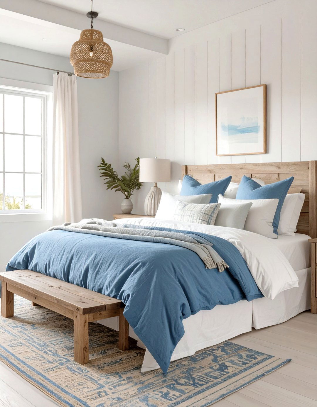 The Coastal Modern Bedroom - 30 cozy modern small bedroom ideas