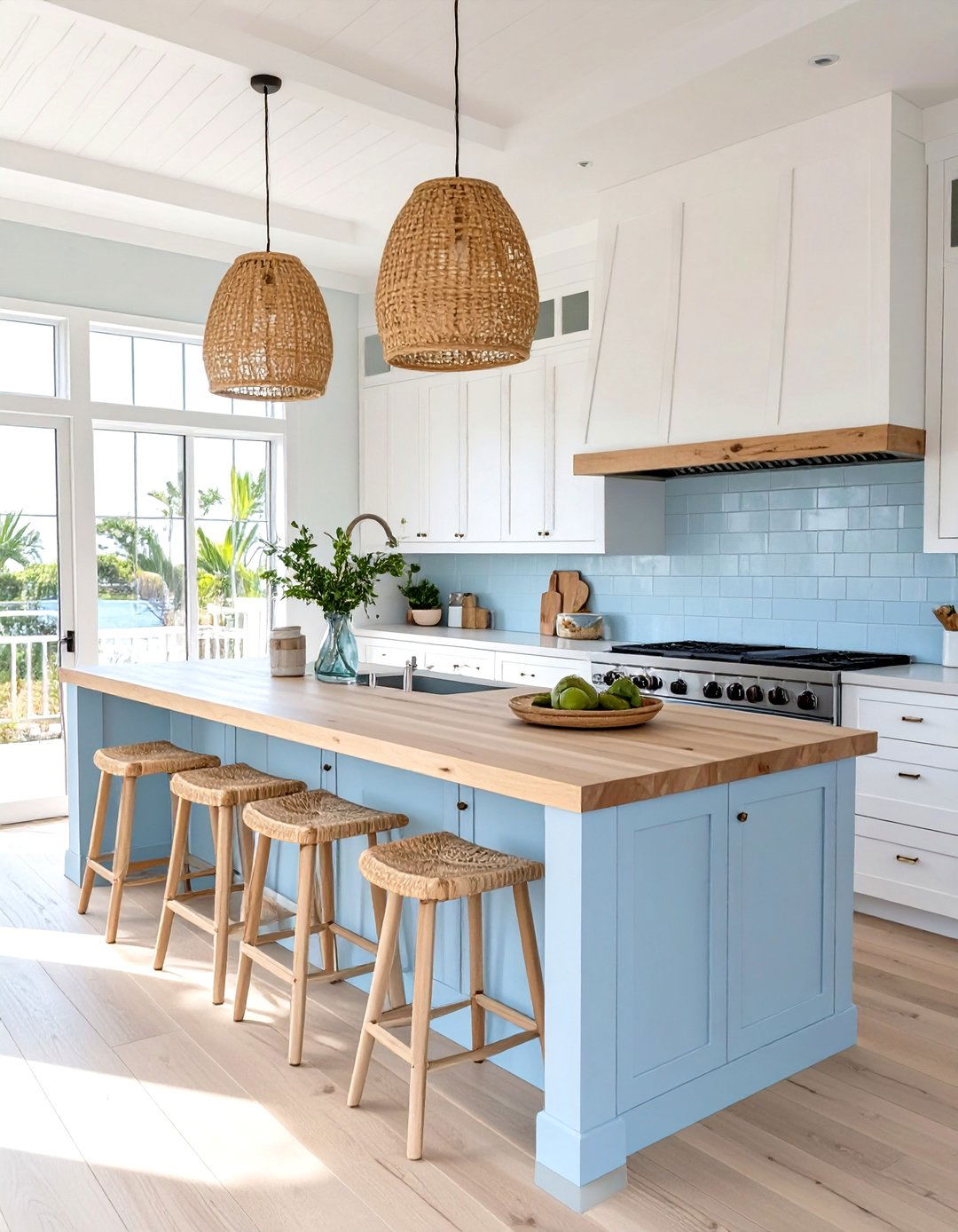 The Coastal Modern Kitchen - 30 modern kitchen decor ideas