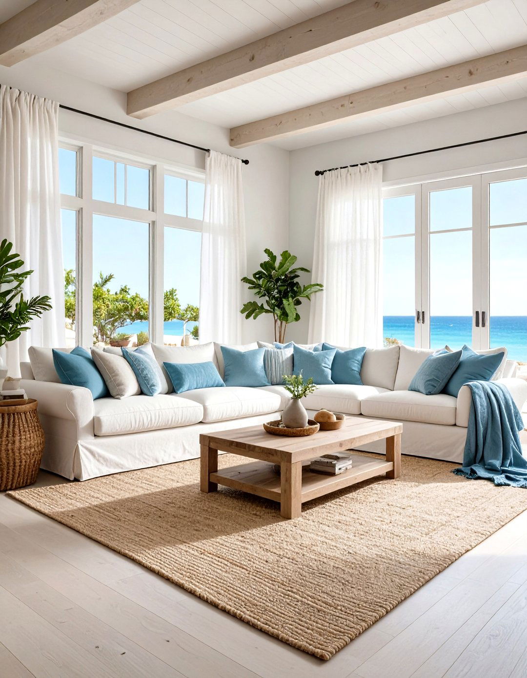 The Coastal Modern Living Room - 30 living room modern ideas