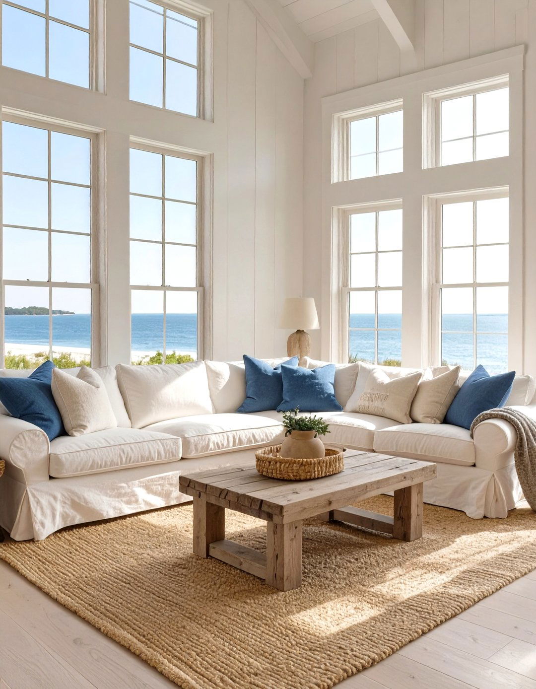 The Coastal New England Living Room - 30 american home design ideas