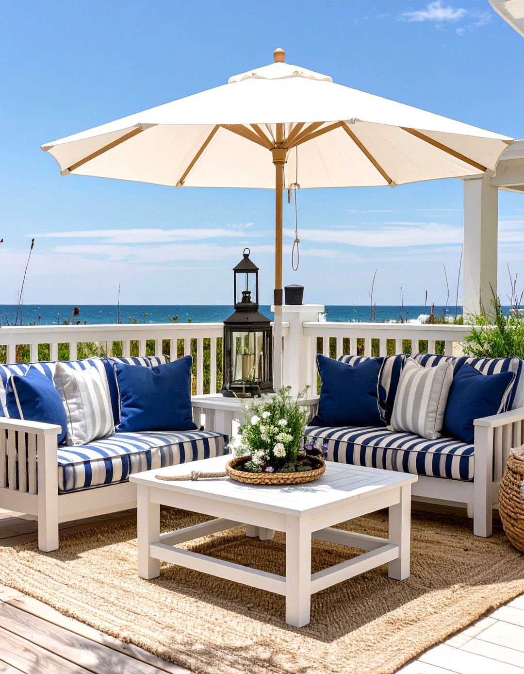 The Coastal Outdoor Retreat - 30 outdoor  decorating ideas