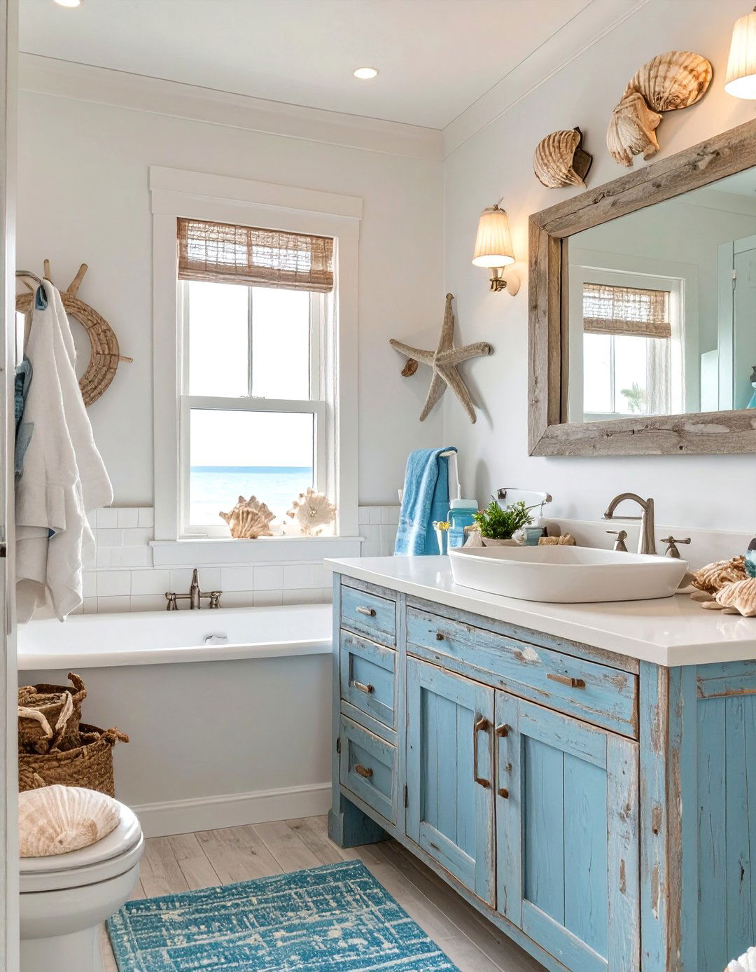The Coastal Retreat Bathroom - 30 bathroom update ideas