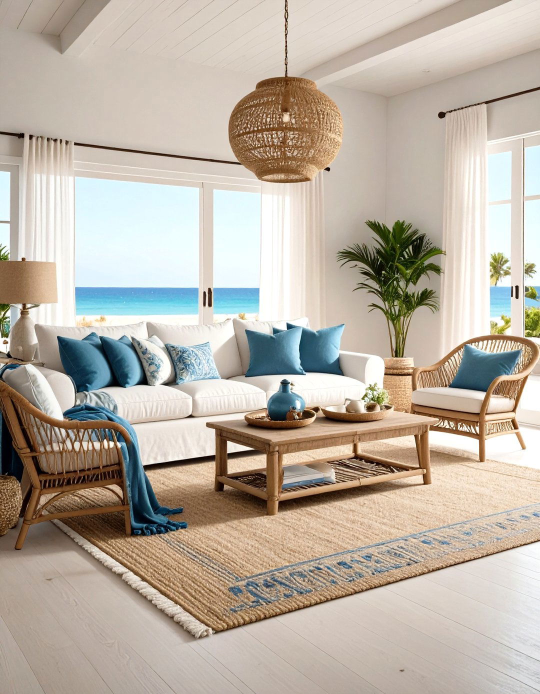 The Coastal Retreat Living Room - 30 design my living room ideas