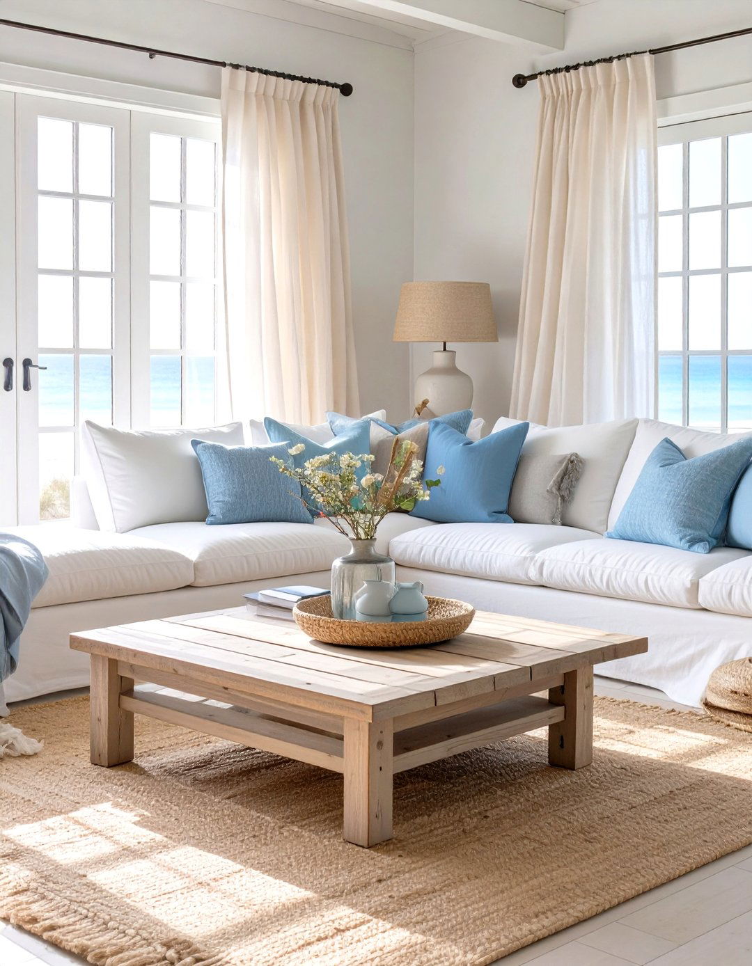 The Coastal Retreat Living Room - 30 interior design project manager ideas