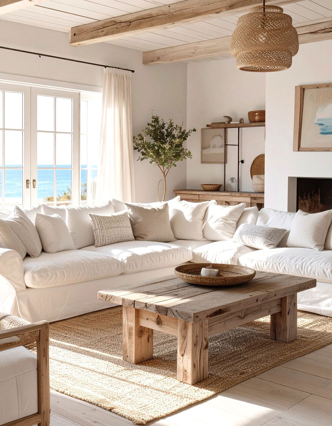 The Coastal Rustic Living Space - 30 modern rustic interior design ideas