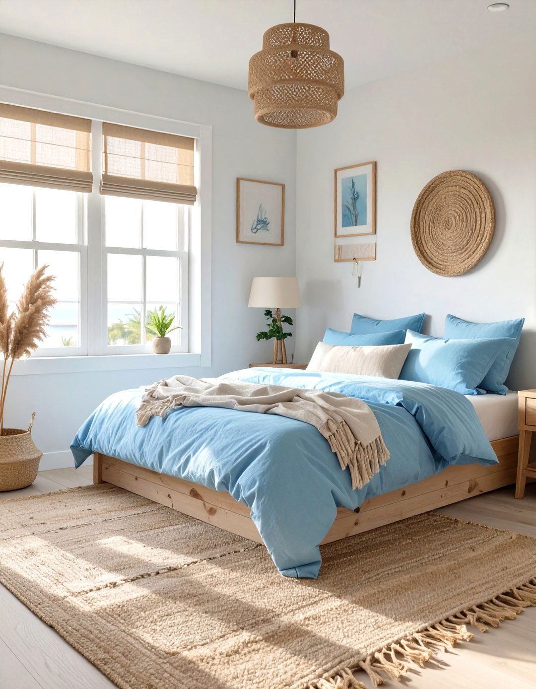 The Coastal Serenity Dorm Room - 30 dorm room decorating ideas