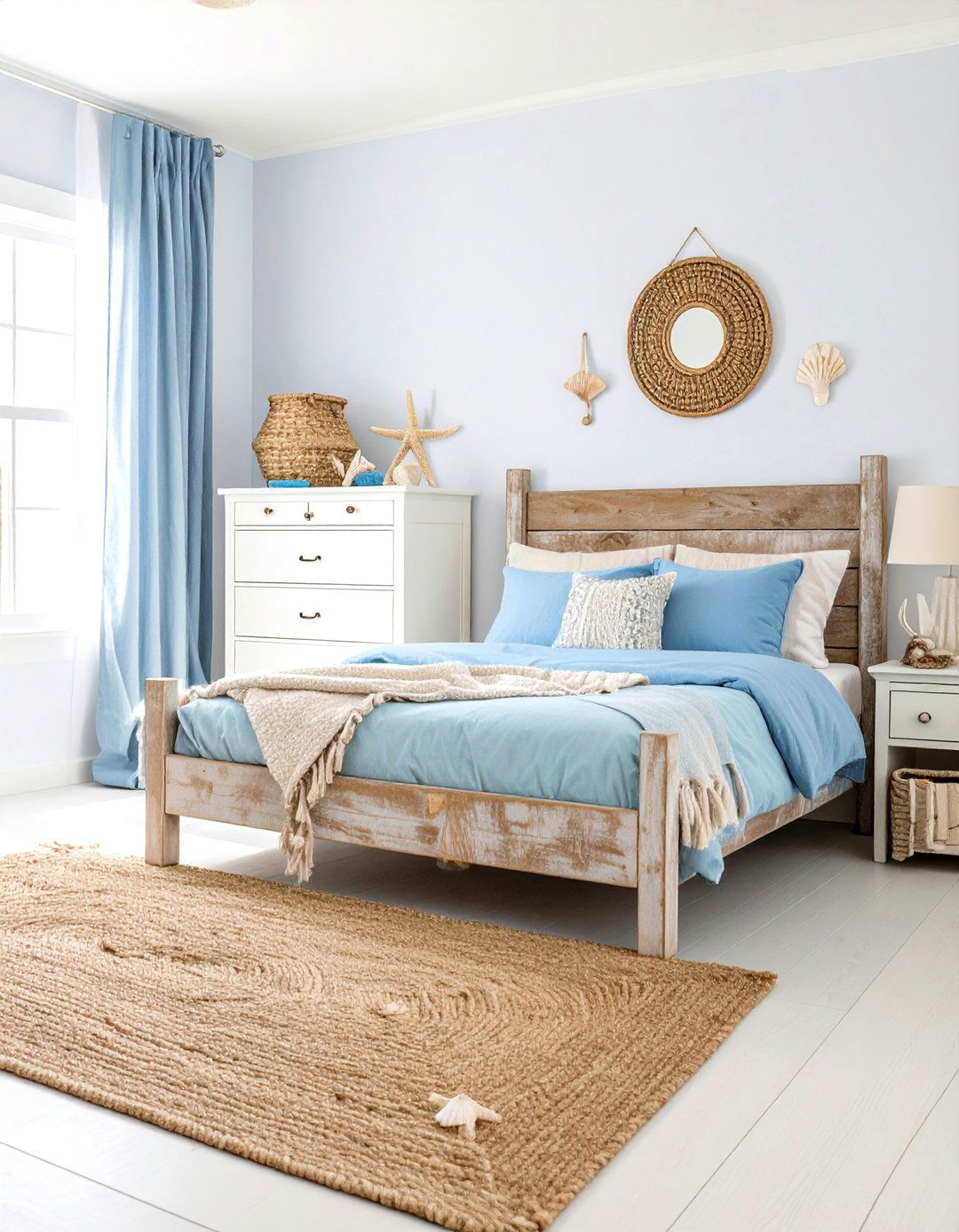 The Coastal Serenity Escape Room - 30 girl room decor ideas