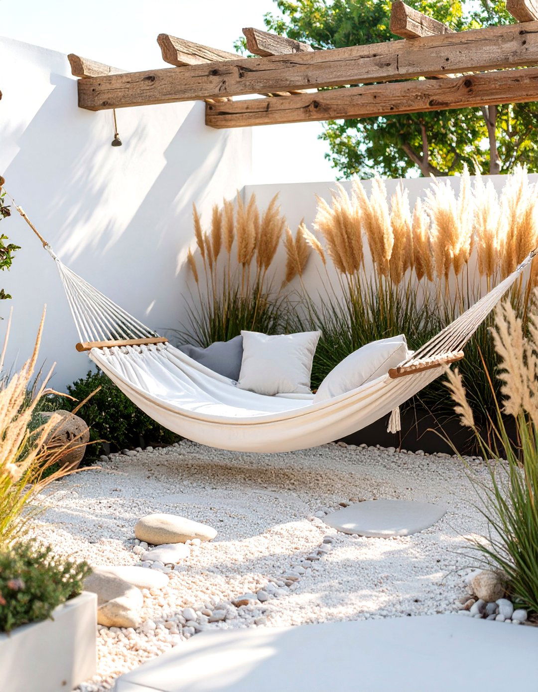 The Coastal Themed Driftwood Corner - 30 corner garden ideas