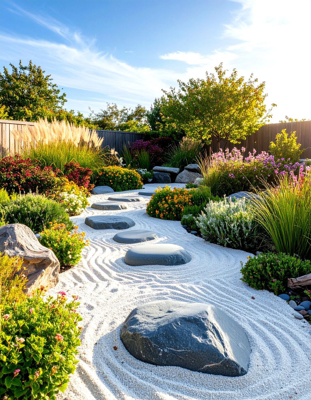 The Coastal Themed Rock Garden - 30 inexpensive landscaping ideas