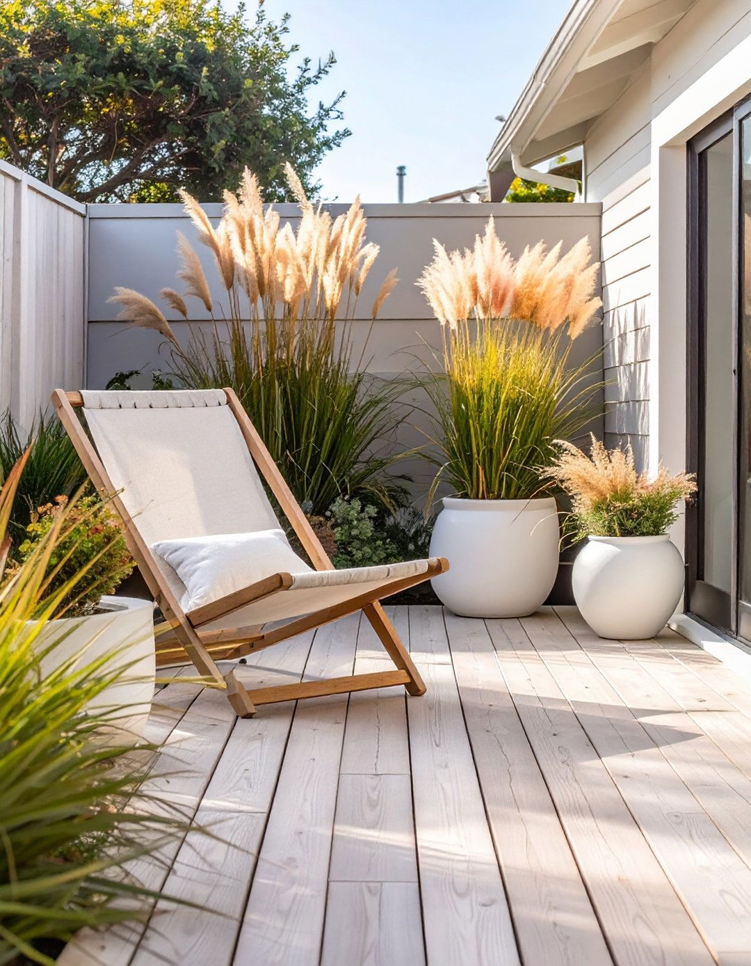 The Coastal Vibe Backyard - 30 modern small backyard ideas