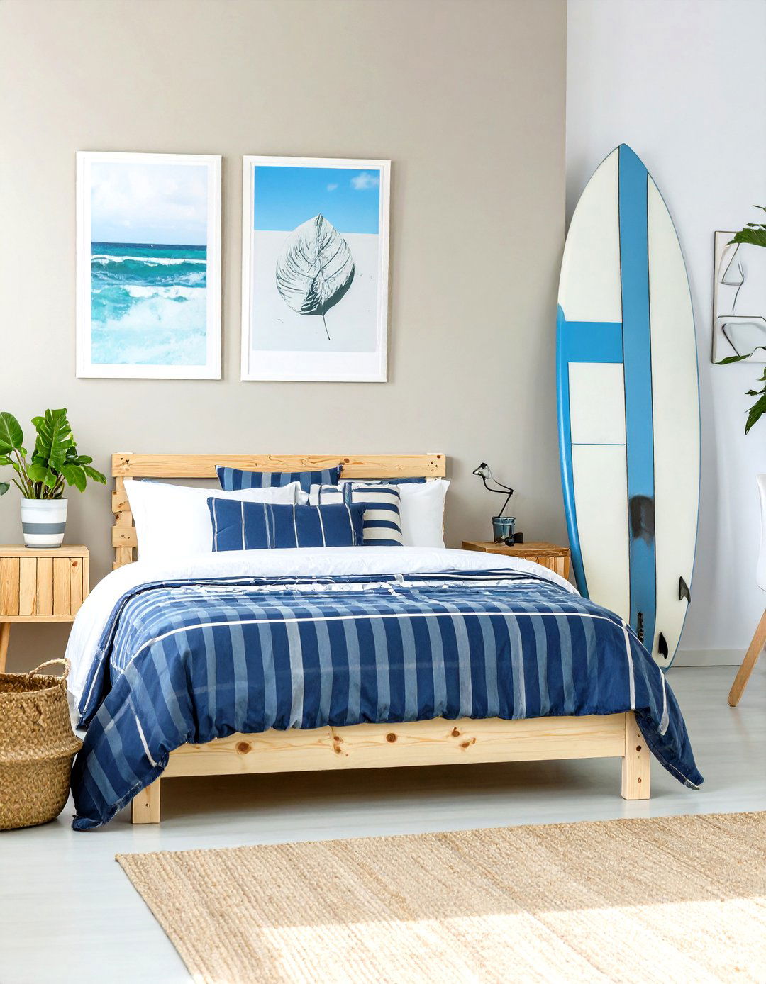 The Coastal Vibe Dorm Room - 30 dorm room ideas for guys
