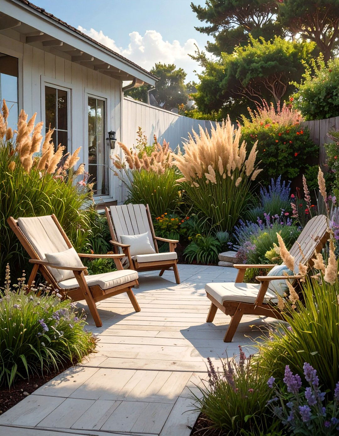 The Coastal Vibe Garden - 30 modern small garden ideas