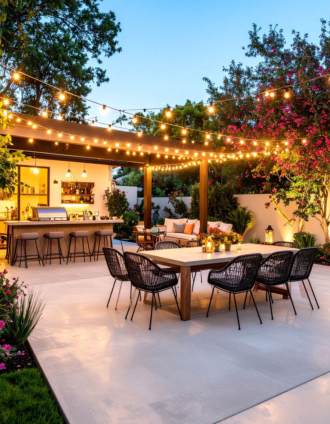 The Cocktail Party Ready Patio - 30 1950s interior design ideas