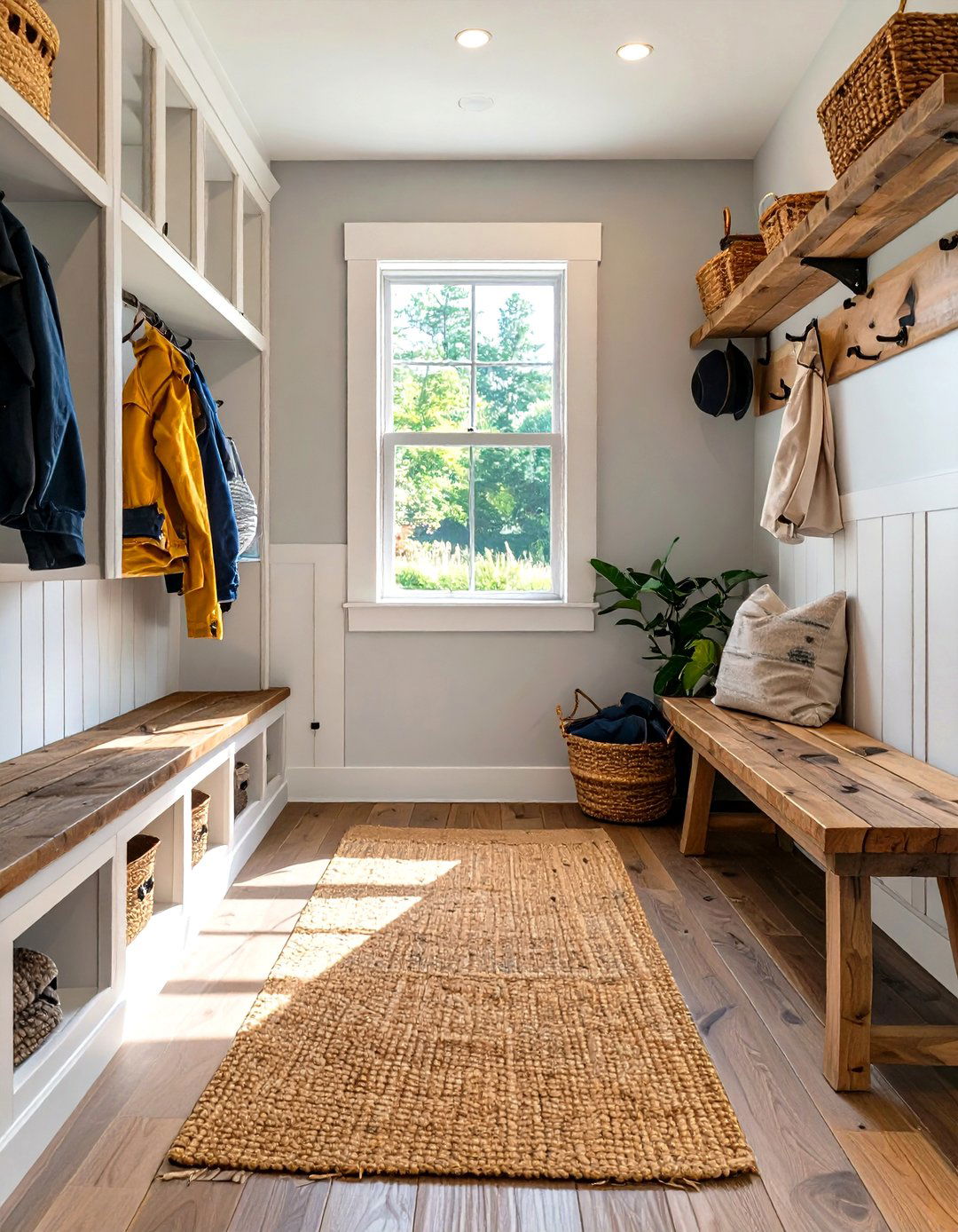 The Coir and Coconut Fiber Mudroom - 30 interior design with sustainable materials ideas