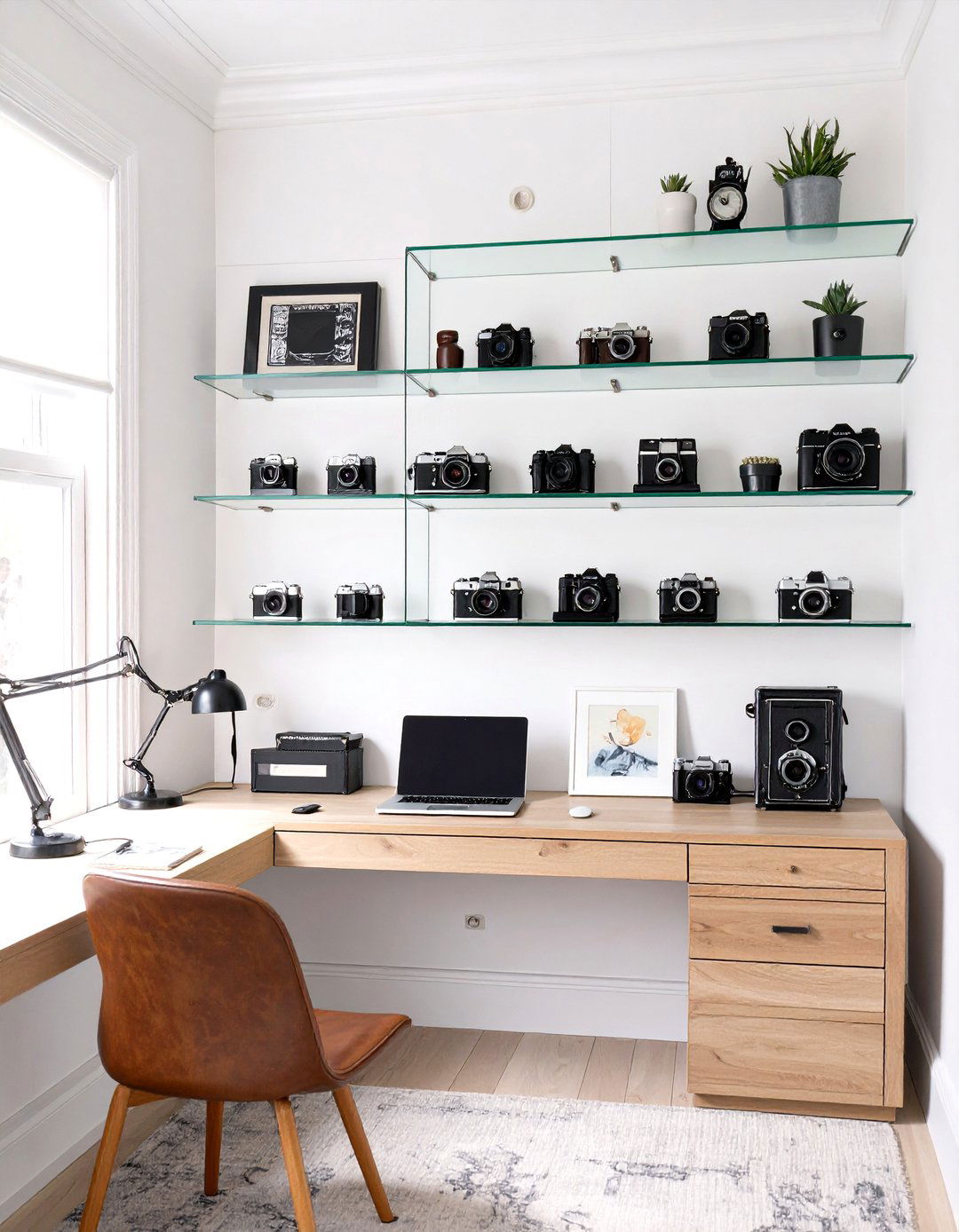 The Collectors Curated Home Office - 30 masculine home office ideas
