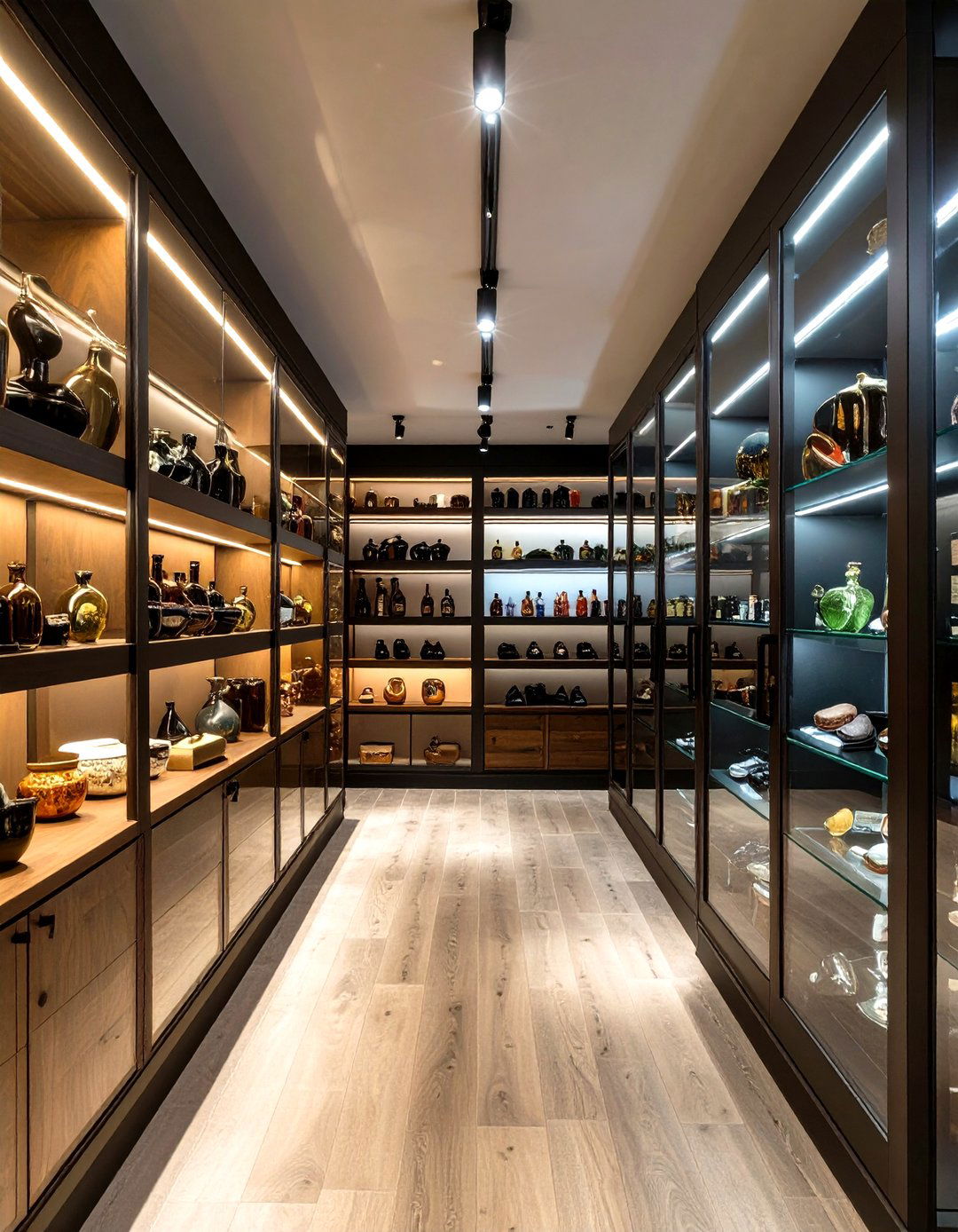 The Collectors Display Basement - 30 basement decor ideas