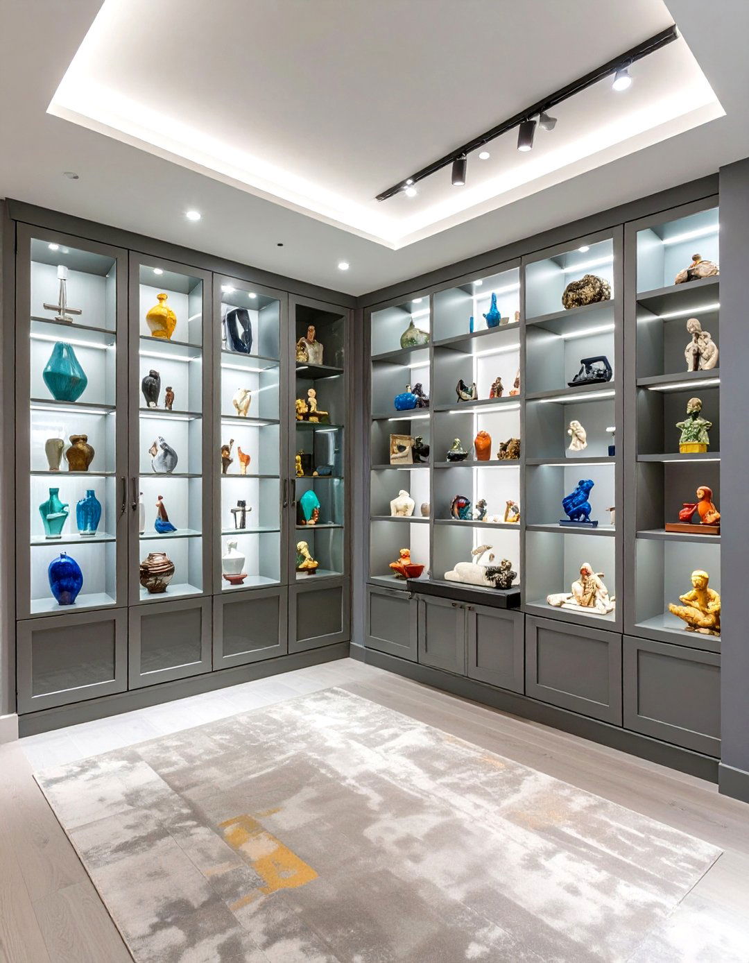 The Collectors Display Room - 30 basement remodeling ideas