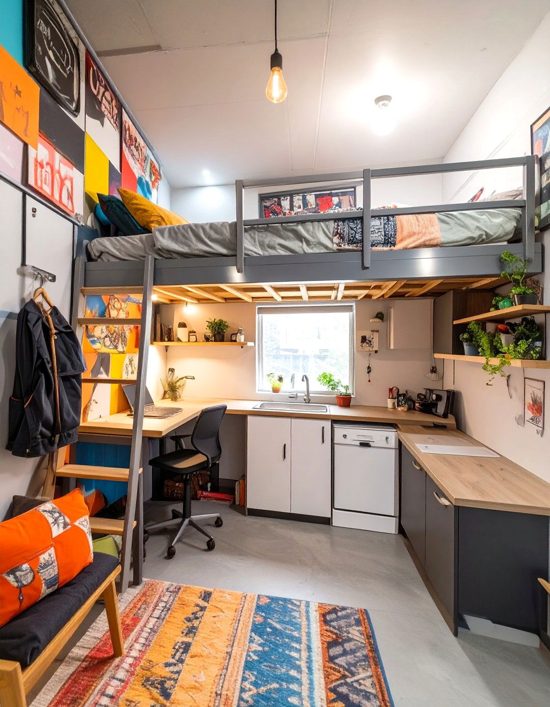 The Collegiate Starter Apartment - 30 garage apartment ideas