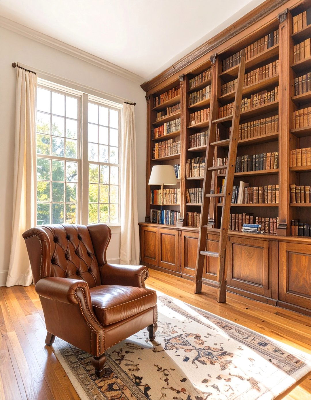 The Colonial Revival Library and Study - 30 american colonial interior design ideas
