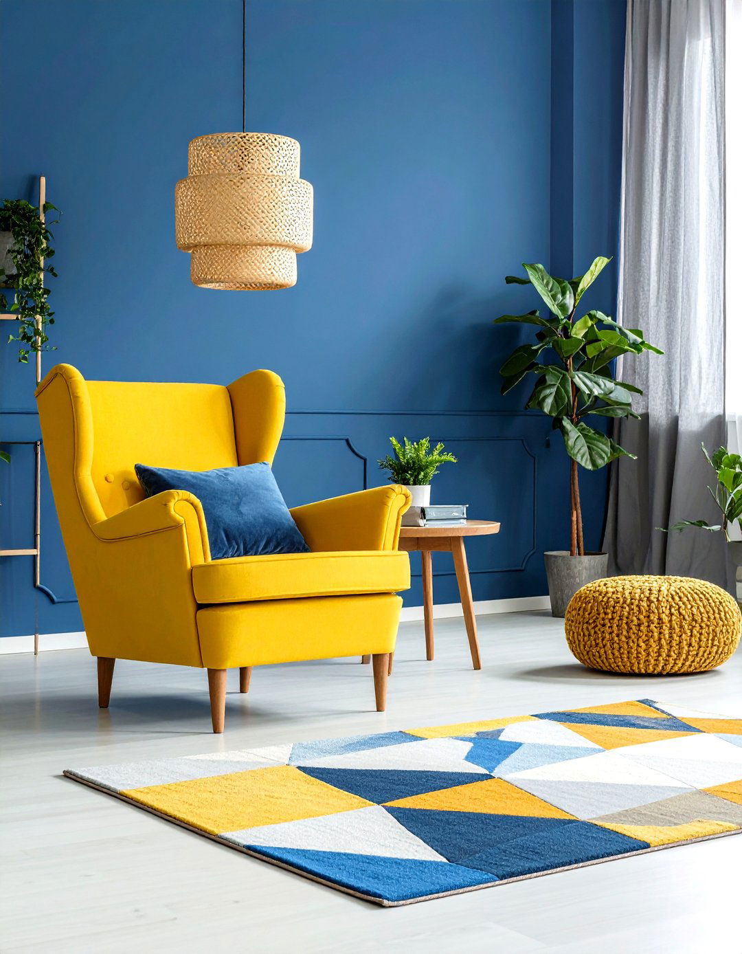 The Color Blocking Living Room - 30 living room modern ideas