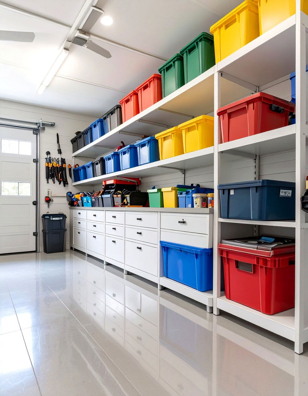 The Color Coded Organization Garage - 30 garage organizing ideas