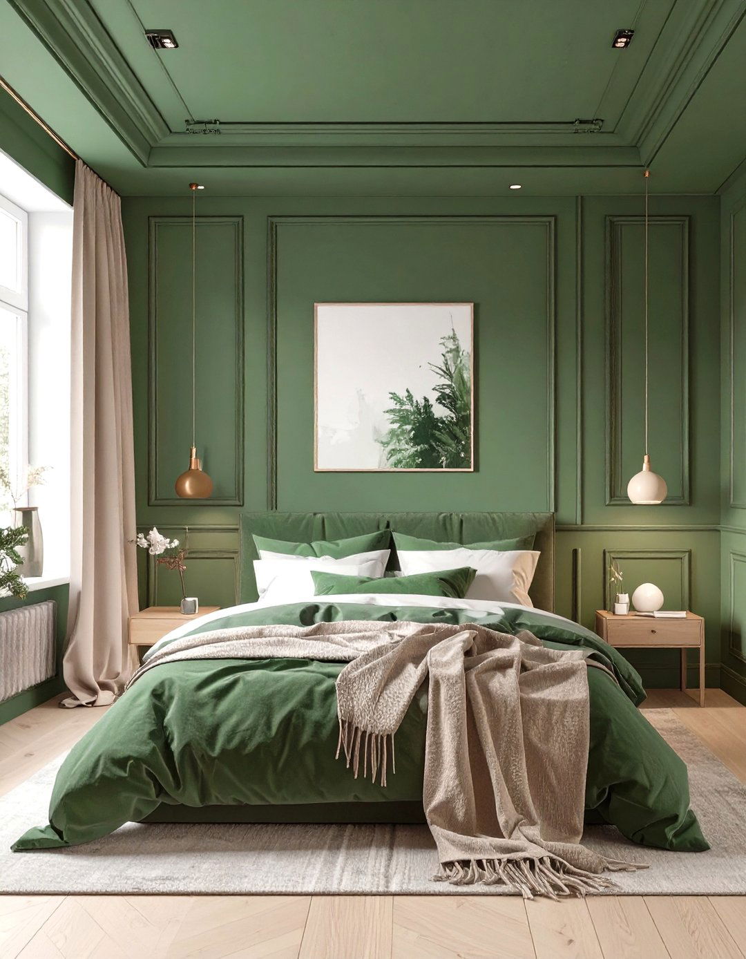 The Color Drenched Bedroom - 30 bedroom picture ideas