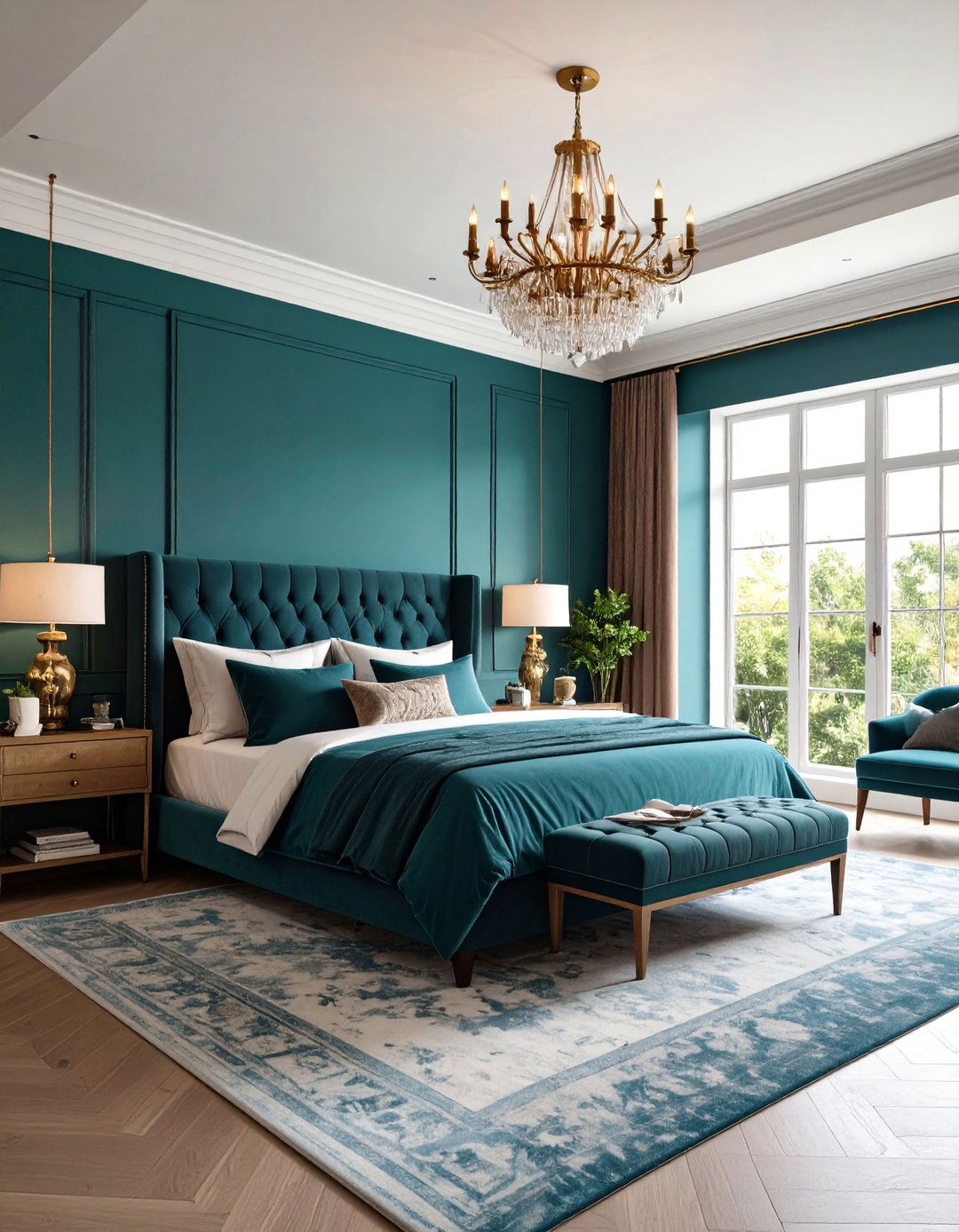 The Color Drenched Bedroom - 30 decorating bedroom ideas