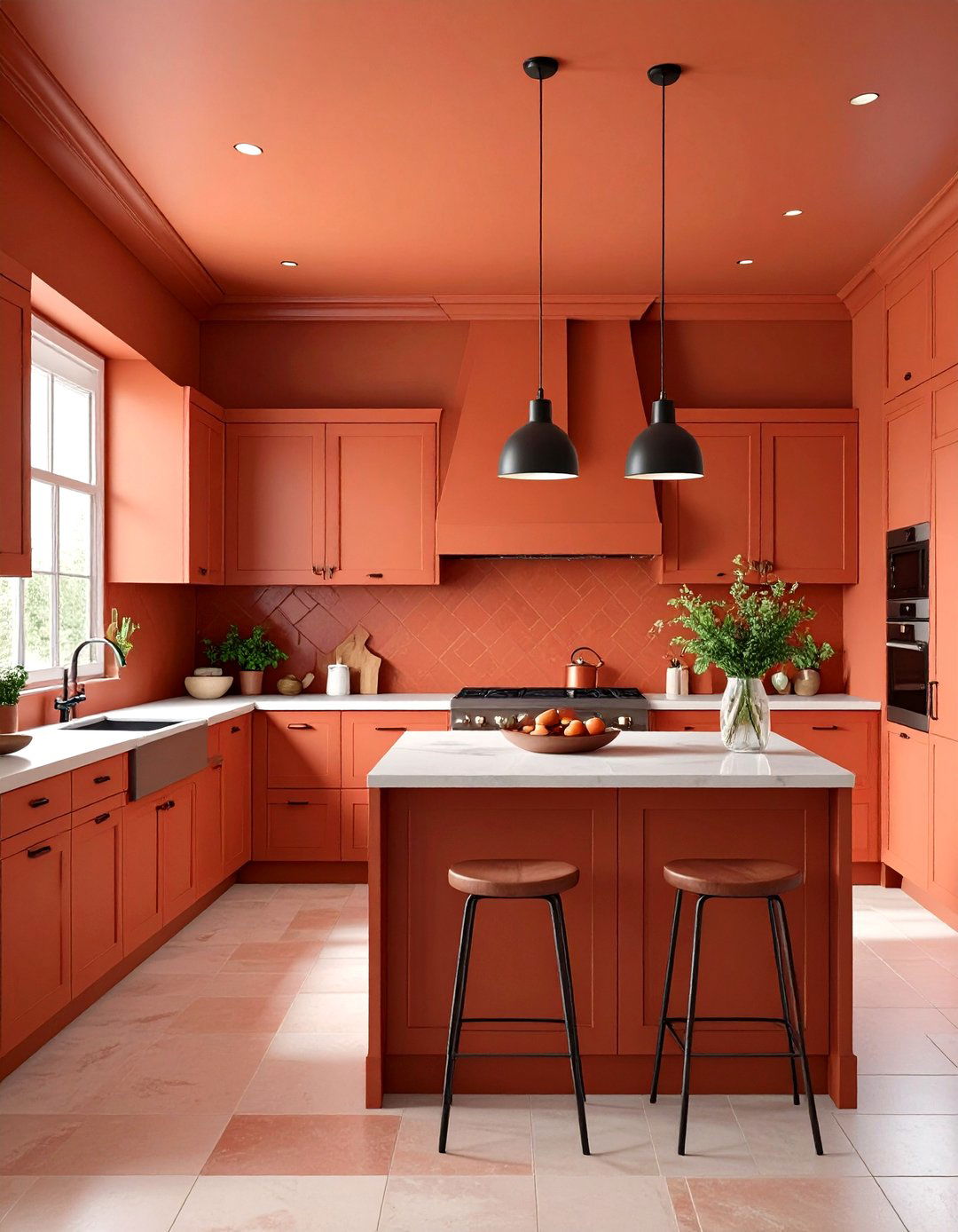The Color Drenched Kitchen - 30 kitchen trends 2023 2025