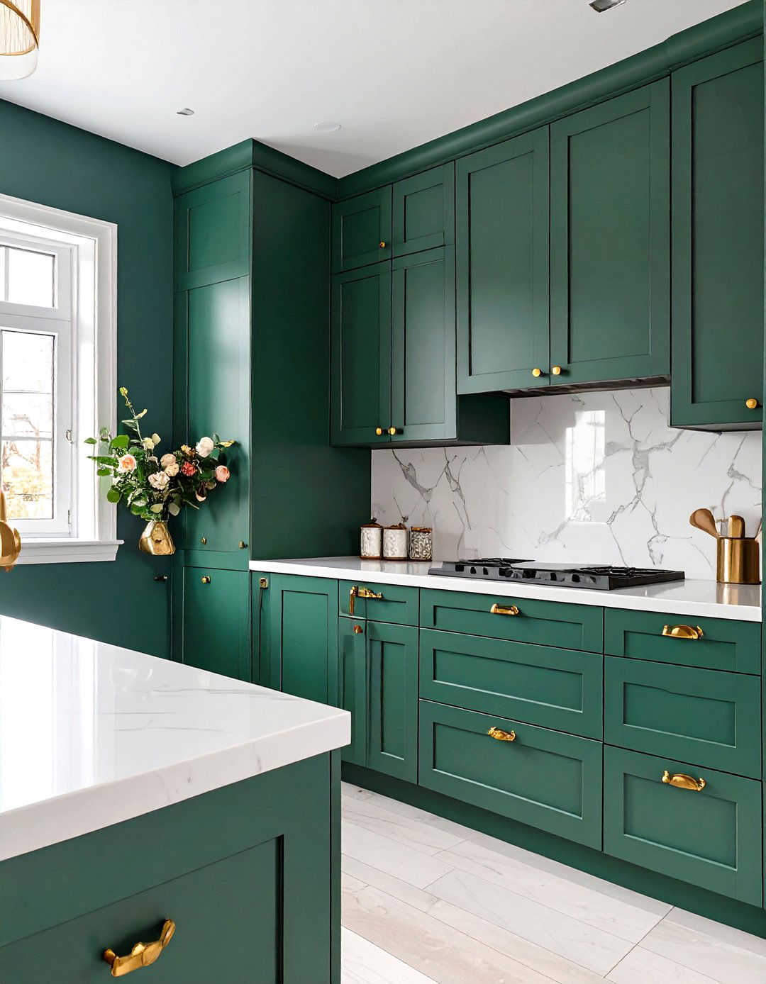The Color Drenched Kitchen - 30 contemporary luxury modern kitchen designs