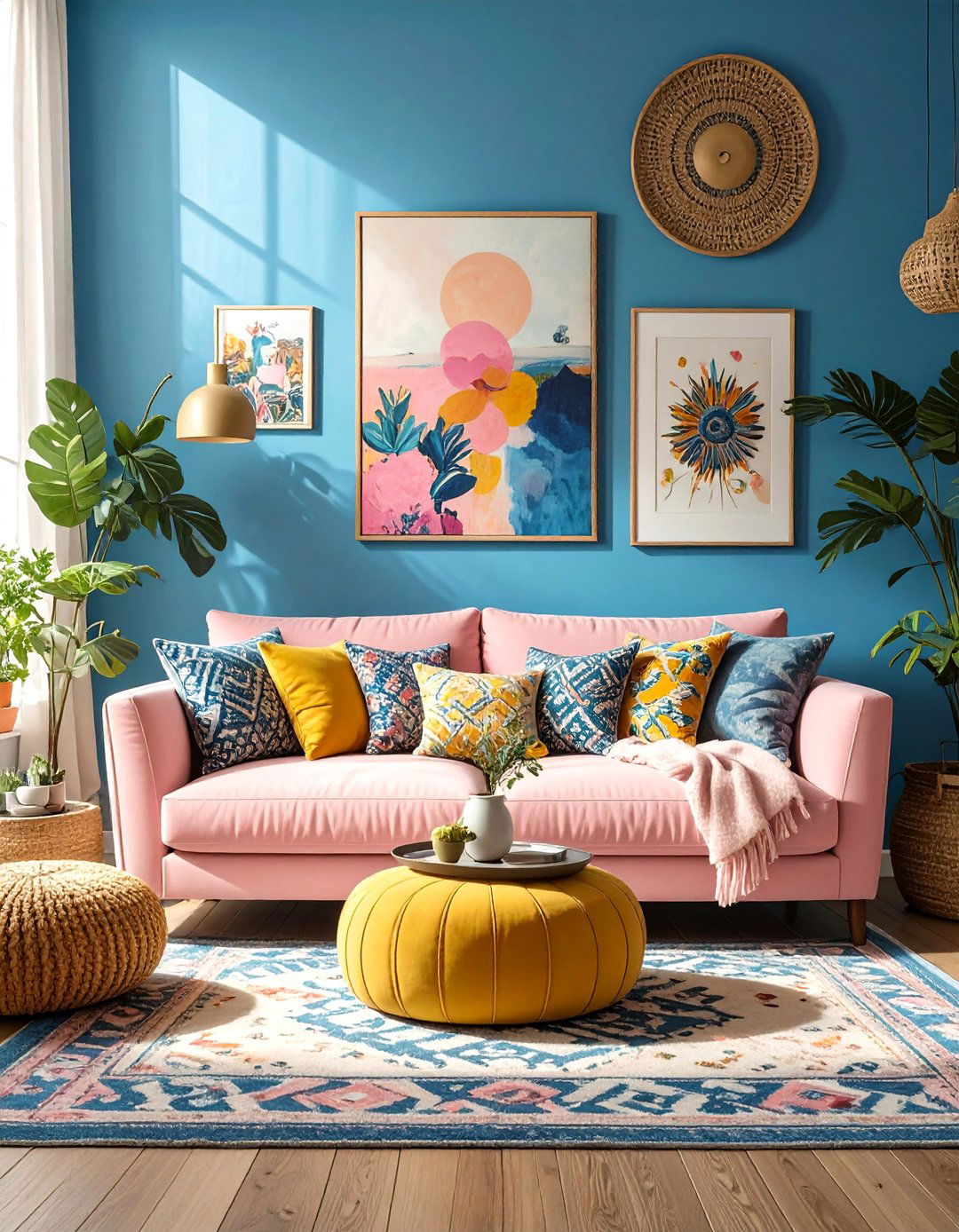 The Color Drenched Maximalist Living Room - 30 apartment therapy living room ideas