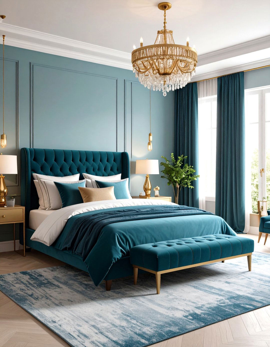 The Color Drenched Monochromatic Bedroom - 30 design a bedroom ideas
